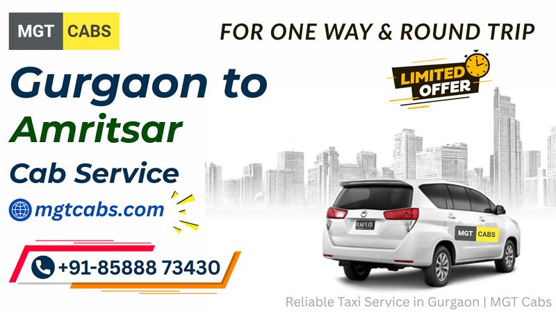 Gurgaon to Amritsar Cab Service