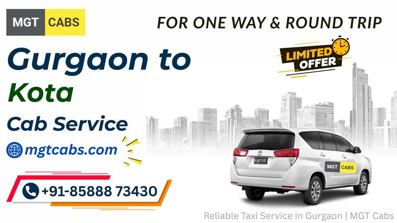 Gurgaon to Kota Cab Service