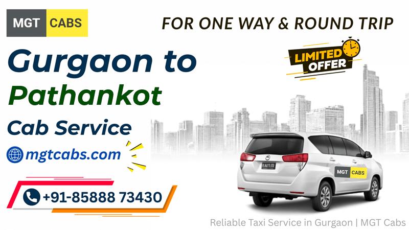 Gurgaon to Pathankot Cab Service