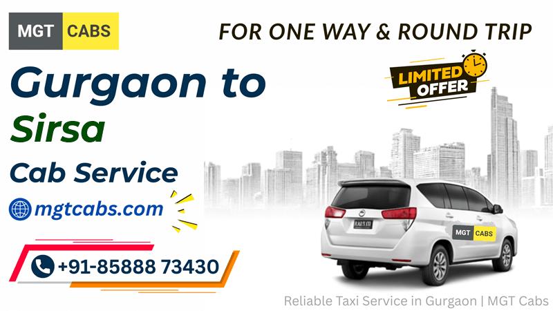 Gurgaon to Sirsa Cab Service