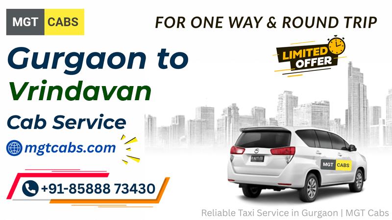 Gurgaon to Vrindavan Cab Service